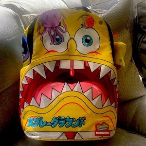 Rare Japanime Sprayground Spongebob Backpack